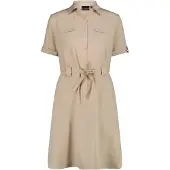 CMP 35n5674 Short Sleeve Dress Beige 2XS Femme