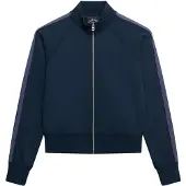 Superdry pour femme. W2012677A Essential Logo Zip Sweatshirt navy (S), Casuel, Sport, Coton, Manche longue, Marine