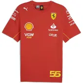 Puma Sf Sainz Short Sleeve T-shirt Rouge XL Homme