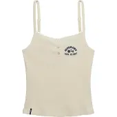 Superdry Athletic Embroider Button Sleeveless T-shirt Blanc M Femme