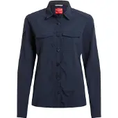 Craghoppers Nosilife Adventure Iii Long Sleeve Shirt Bleu L Femme