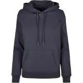 Build Your Brand Basic Hoodie Bleu 4XL Femme
