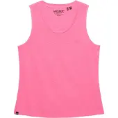 Superdry Femme Débardeur Scoop Neck Coupe Décontractée Pink Taille: 34