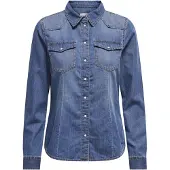 ONLY Chemisier 'ONLAlexa' bleu denim