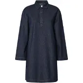 Pieces Kenya Long Sleeve Short Dress Bleu M Femme