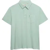 Superdry Classic Cotton Linen Short Sleeve Polo Vert 3XL Homme