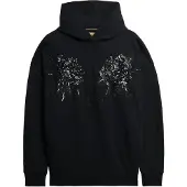 Superdry Sweat-shirt gris chiné / noir