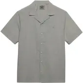 Superdry pour homme. M4011138A Chemise grise Cabana (XXL), Casuel, Coton, Manche courte