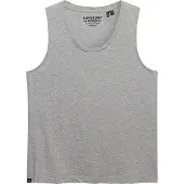 Superdry Femme Débardeur Scoop Neck Coupe Décontractée Light Grey Taille: 38