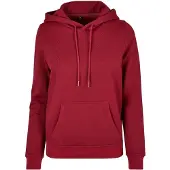 Build Your Brand Basic Hoodie Rouge 4XL Femme