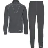 Trespass Thriller Long Sleeve Base Layer Set Gris XS Homme