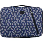 Exacompta Housse pour ordinateur portable Zen en fibres synthétiques bleu jusqu'à 35,6 cm (14 pouces) (14", Universel), Sac pour notebook, Bleu