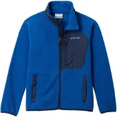 Columbia Fast Trek V Full Zip Fleece Bleu 8-9 Years Garçon