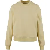 Build Your Brand Oversized Sweatshirt Jaune 2XL Femme