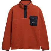Superdry pour homme. M2014283A Fuji Popper polaire orange (S), Casuel, Polister recyclé, Durable