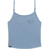 Superdry Athletic Esentials Graphic Cami Sleeveless T-shirt Bleu S Femme