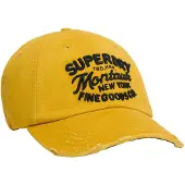 Superdry Vintage Applique Baseball Cap Jaune