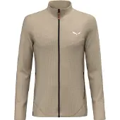 Salewa Puez Waffle Hybrid Polarlite Full Zip Fleece Beige S Homme