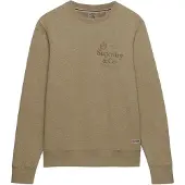 Superdry Sweat-shirt '1954 Company' beige foncé / beige chiné