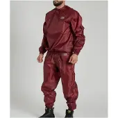 Leone1947 Logo Sauna Suit Violet S-M