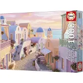 Educa Puzzle Dreamy Santorini, 1 000 pièces, multicolore, pour enfants, multicolore, taille unique