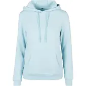 Build Your Brand Basic Hoodie Bleu 2XL Femme