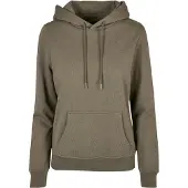 Build Your Brand Basic Hoodie Vert 3XL Femme