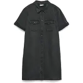 Vero Moda Robe-chemise 'VMJennie' noir denim