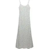 Superdry Printed Cami Maxi Sleeveless Long Dress Blanc XL Femme