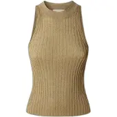 Pepe Jeans Celia Sleeveless Top Doré L Femme