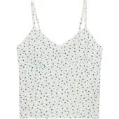 Superdry Cotton Cami Sleeveless Top Blanc S Femme