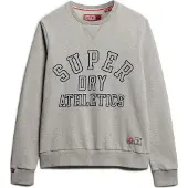 Superdry pour homme. M2013965A Sweat athlétique gris imprimé (XL), Casuel, Coton