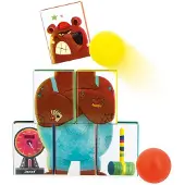 Janod Applepop - Jeu de lancer avec Monsieur Ours pour enfants et famille