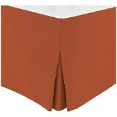 HOME LINGE PASSION Jupe de lit - - 180 x 200 cm + 30 cm - Terracotta