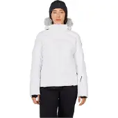 Rossignol - Veste de ski protectrice et isolante - W Staci Insulated Jacket White pour Femme - Taille L - Blanc