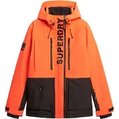 Superdry Veste de sport 'Ultimate Freestyle' orange / noir