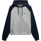 Superdry Veste de survêtement marine / gris chiné
