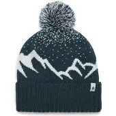 Black Diamond Tom Pom Beanie Bleu