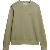 Superdry pour homme. M2014174A Sweat classique essentiel vert (S), Casuel, Coton