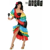 Atosa Rumbera Costume Multicolore XS-S Enfants