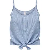 ONLY Haut 'Lecey' bleu / blanc
