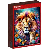 Alipson Puzzle Puzzle Lions - Maternal Love Collection - 1000 pièces