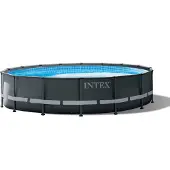 Intex 26326GS - Ensemble piscine à cadre Ultra XTR (488 x 122 cm)