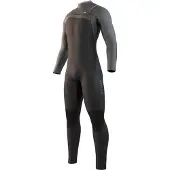 Mystic Motion 4/3 Mm Long Sleeve Chest Zip Neoprene Suit Noir M Homme