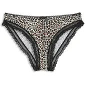 HUGO Slip à la coupe Regular Rise en microfibre stretch avec finition en dentelle