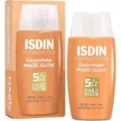 Isdin Crème solaire visage Fusion Water MAGIC GLOW SPF 30 - - Effet glow - Absorption immédiate - 50ml