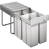 Sonstiges Quarta 1. collecteur de déchets, alu gris. - Poubelle