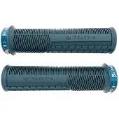 Peaty's Monarch Pro Grip Mushroom Thin Grips Bleu 130 mm
