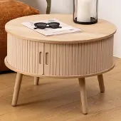 Zesso Eazy Living Couchtisch Ø 60 cm Agatha Holz
