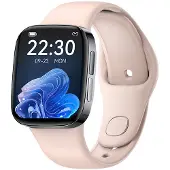 INF Montre intelligente avec tension artérielle, fréquence cardiaque, ECG Rose